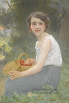 das picknick Ölbilder verkaufen - Das Kirschmädchen Guillaume Seignac